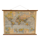 Vintage political wall map, school map 1961 (large format)