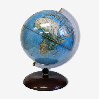 Globe terrestre lumineux 80's