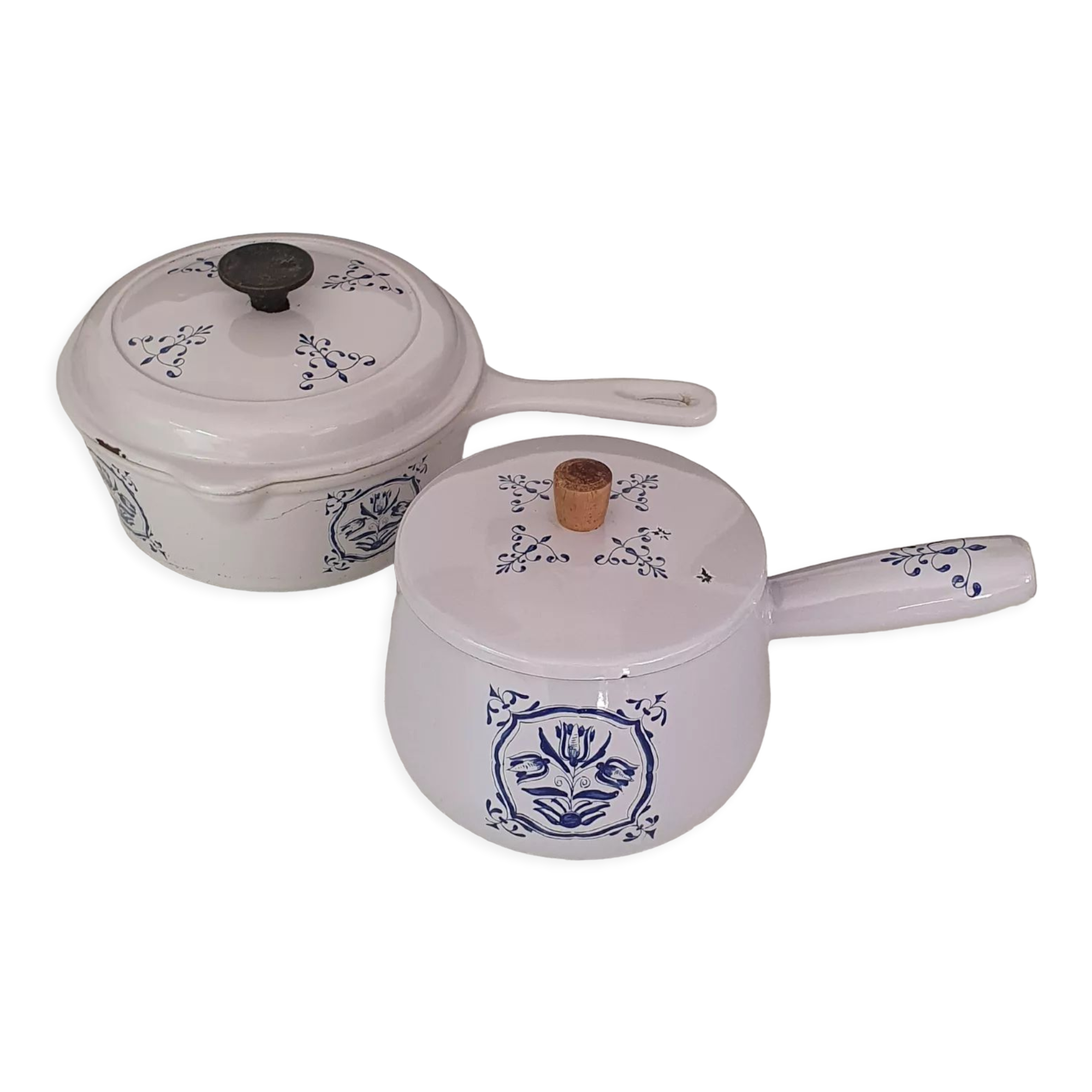 Set le Creuset fondue pot and casserole