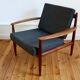 Fauteuil scandinave en teck Grete Jalk