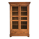 Large showcase library of a notary in solid oak from the late 19th century.