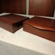 Chevets suspendus scandinaves palissandre