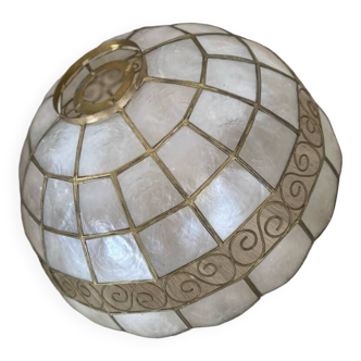 Maxi mother-of-pearl lampshade
