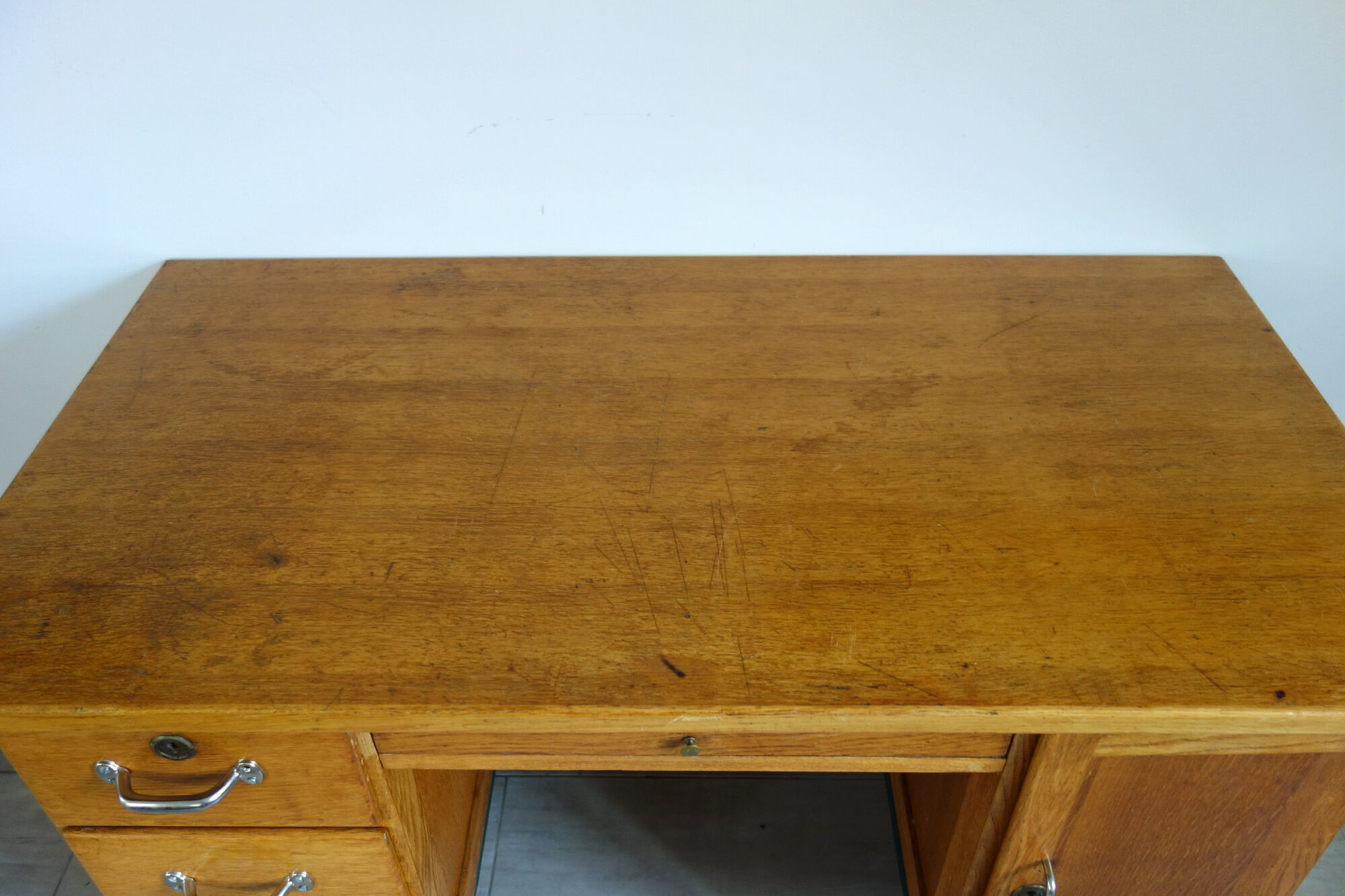 Vintage schoolmaster's desk