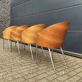 4x King Costes dining chairs, Philippe Starck, Aleph Driade