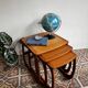 Teak nesting tables – Nathan Furniture, UK