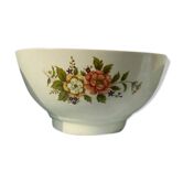 Bol vintage motif fleurs en céramique