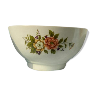 VINTAGE BOWL CERAMIC FLOWER PATTERN