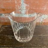 Crystal Ice Bucket Mold + Vintage Handle #D469