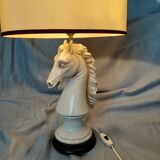 1970s ceramic horse lamp