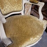 Pair of armchairs cabriolet louis xv