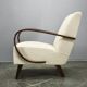 Jindřich Halabala Art Deco Bentwood Armchair, Czechoslovakia 1940s