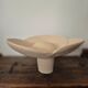 Sculptural bowl in chamotte stoneware