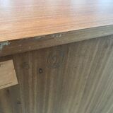 Storage cabinet module 2 in Scandinavian teak 60s