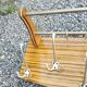 vintage coat rack with 6 hooks
