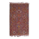 1970s Vintage Turkish Oushak Handmade Wool Cotton Red Area Rug 182x288