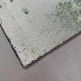 Old bevelled stitched mirror 78x108cm