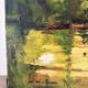 Reflets d’automne, huile sur toile signée 1974