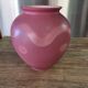 Round vase West Germany 650-21 Scheurich powder pink vintage 70s