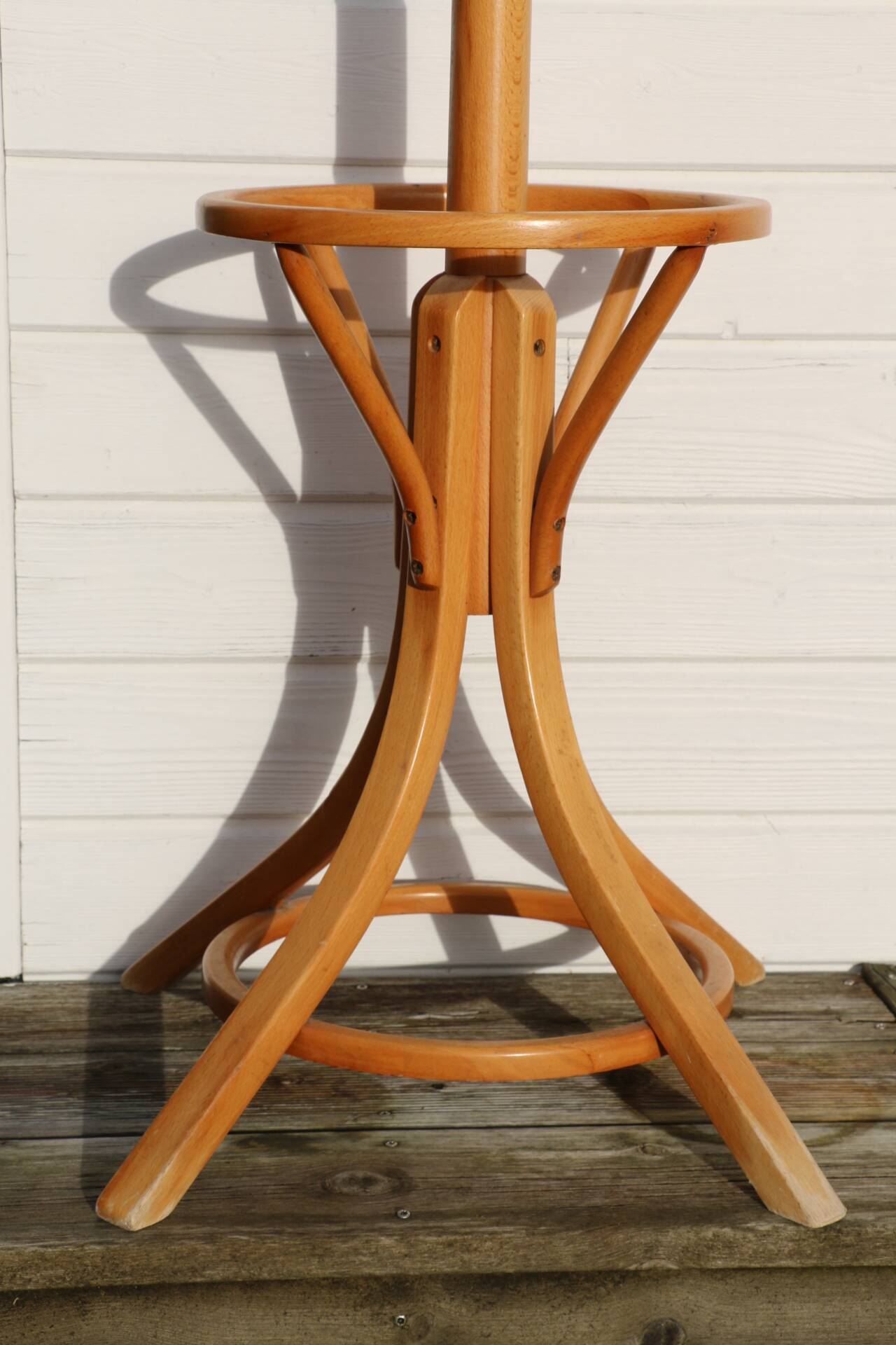 Coat stand parrot BAUMANN light beech umbrella stand