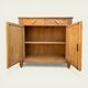 Art Deco buffet in raw and solid oak, 1935