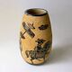 Vintage ceramic art studio vase Dona Saigon Vietnam 1970s