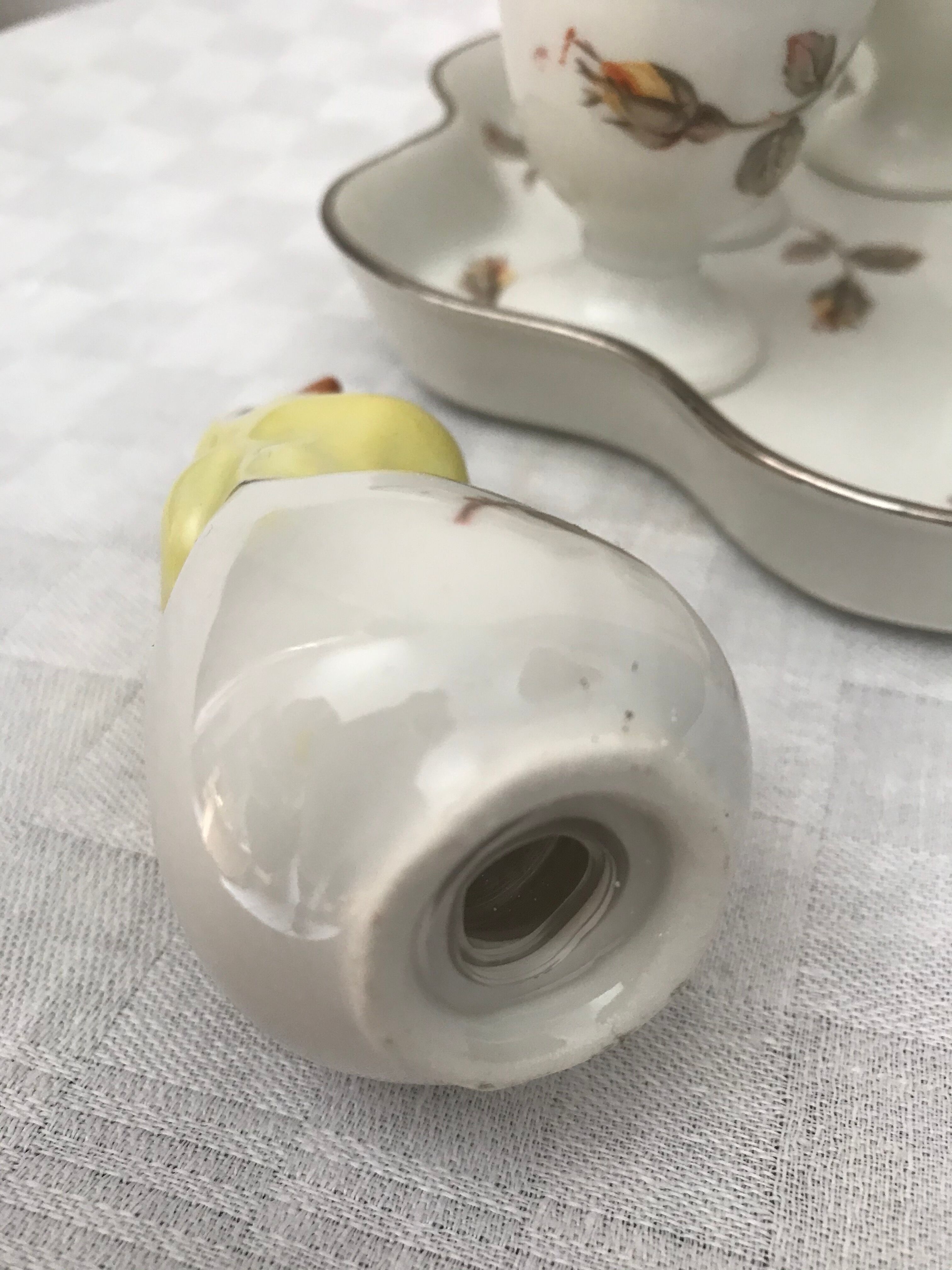 vintage porcelain egg service