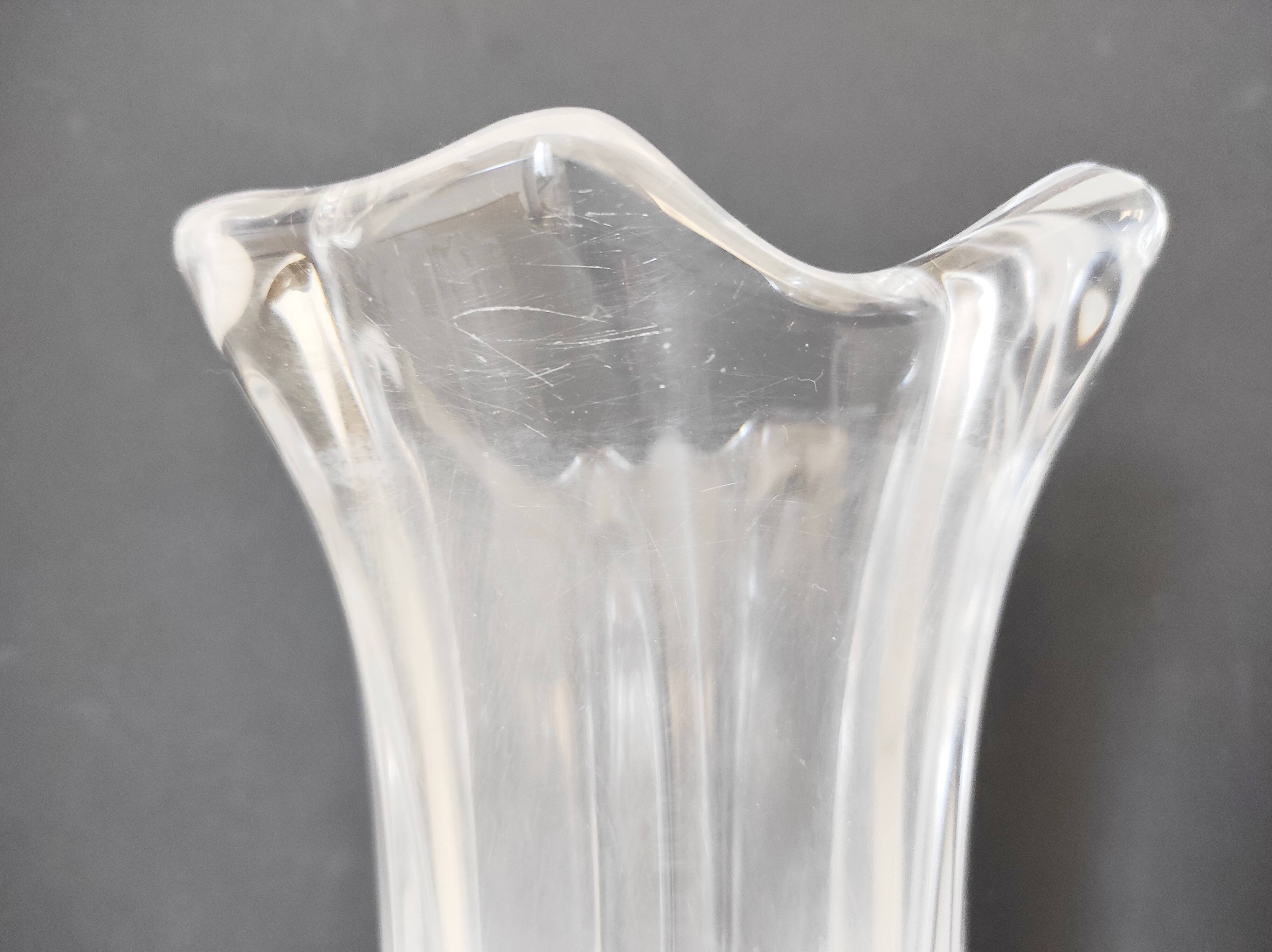 Daum France crystal vase