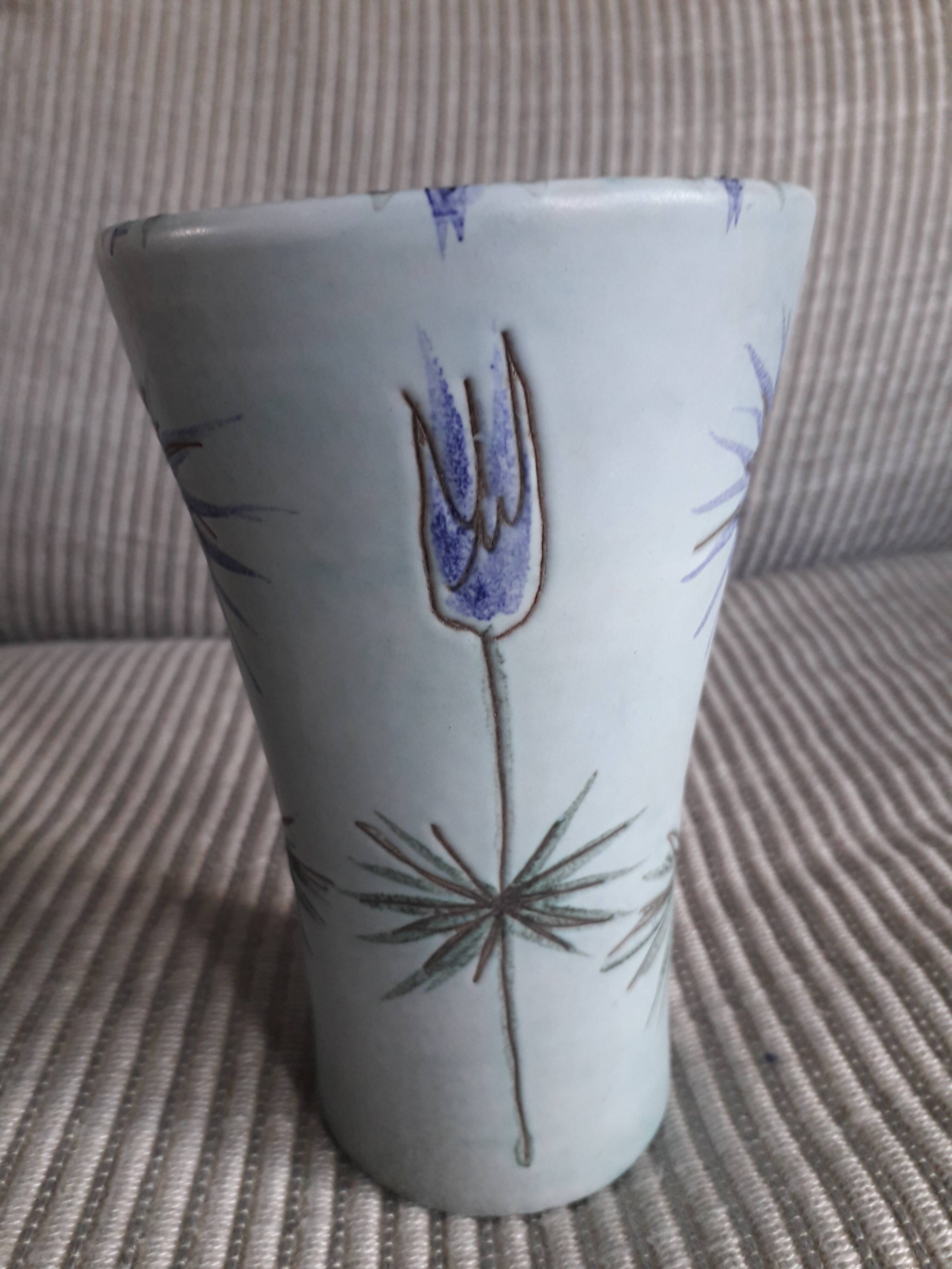 Vintage vase signed Savoie