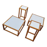 Coffee tables and side tables by André Sornay