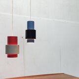 Mid-century metal pendant lights, set of 2