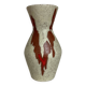 Vase moucheté émaillé rouge Germany