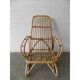 Fauteuil à bascule en rotin