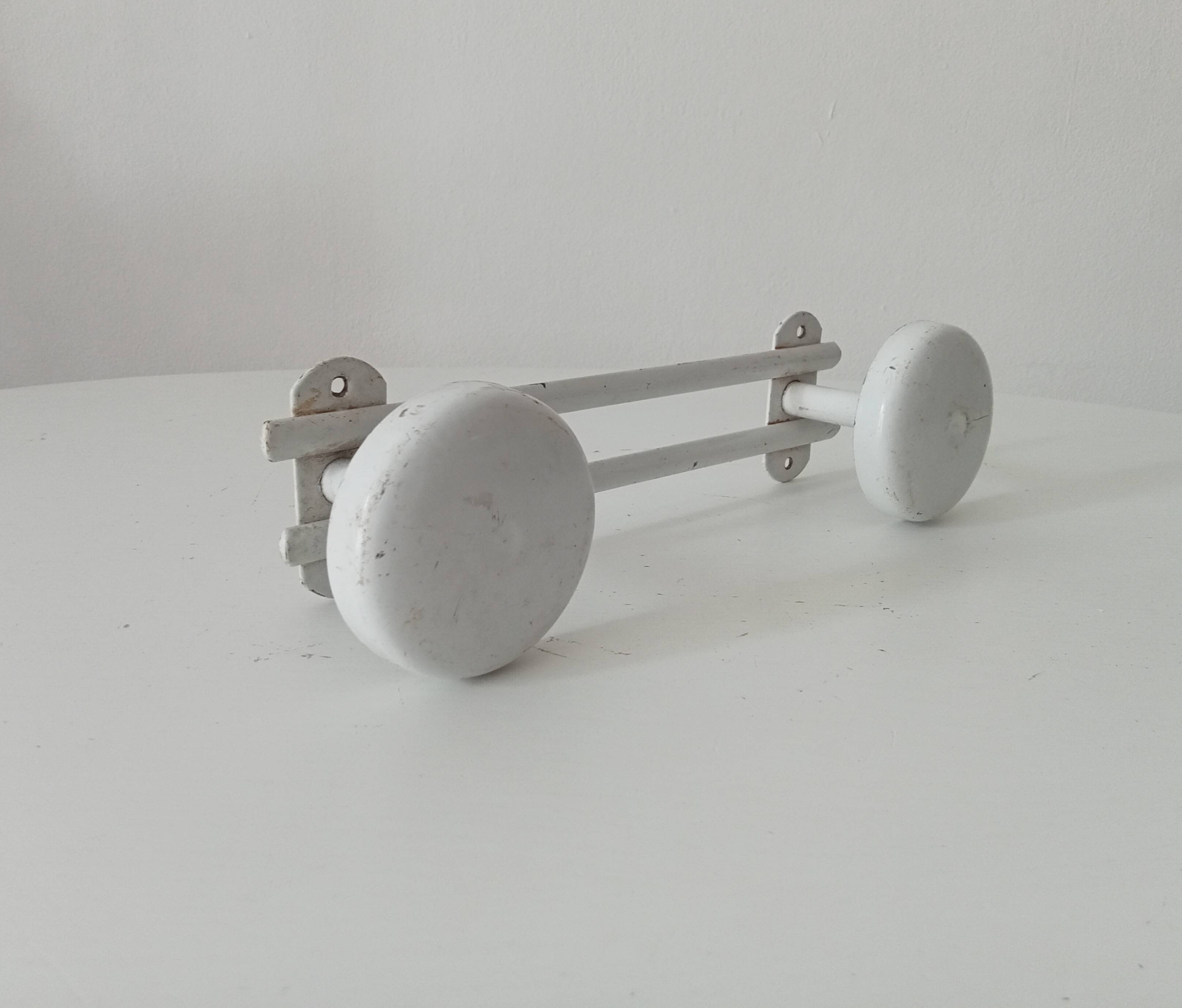 Vintage wall coat rack