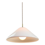 Elpis Pendant by Luigi Massoni for Guzzini in Plexiglass & Brass, 1970s