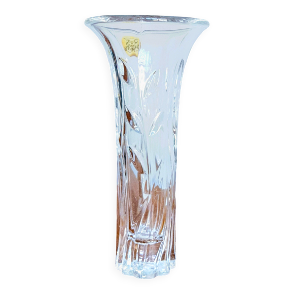 Vase soliflore vintage en cristal