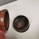 A salt and pepper set in rosewood, Danish from the 1960s-70s.