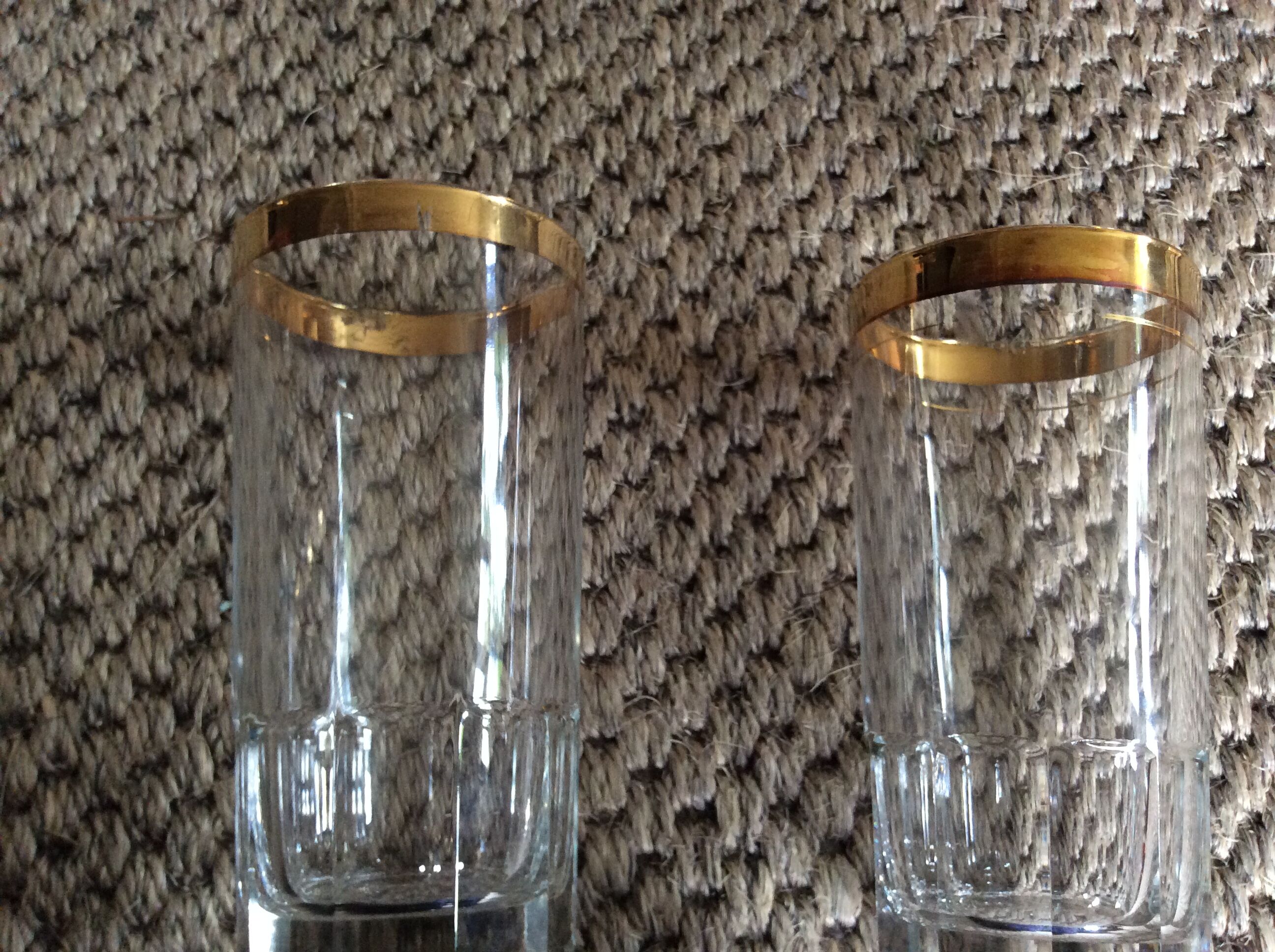 Série de 6 verres vintage