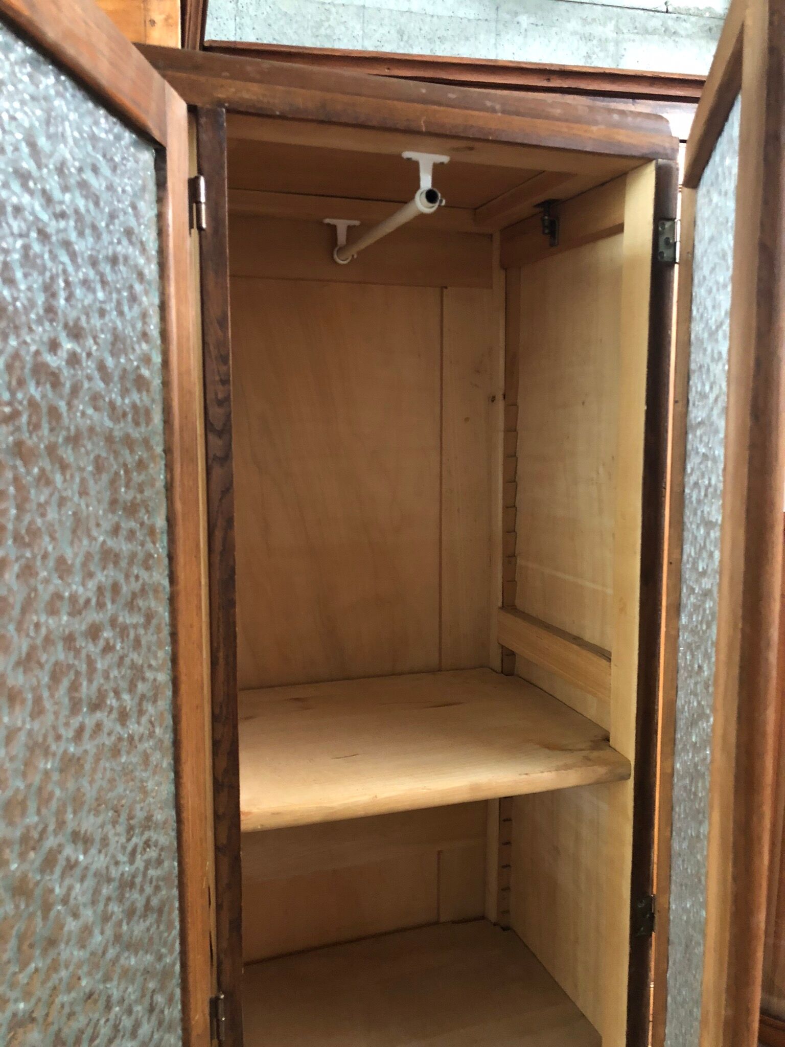 Vintage 40 years glass Cabinet