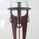 Vincent wegnez sculptural bronze and glass console table - belgium 20th
