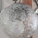 Lustre scandinave spoutnik atomic ice glass 1970s