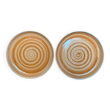 Set of 2 Sarreguemines flat plates