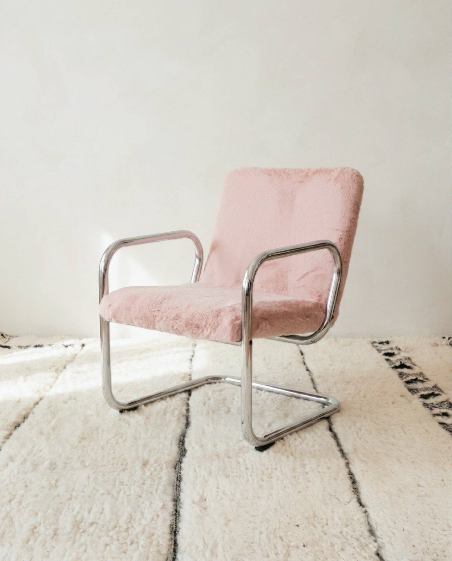 Vintage tubular armchair