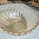 vintage bowls GHB Huilor amber orange glass