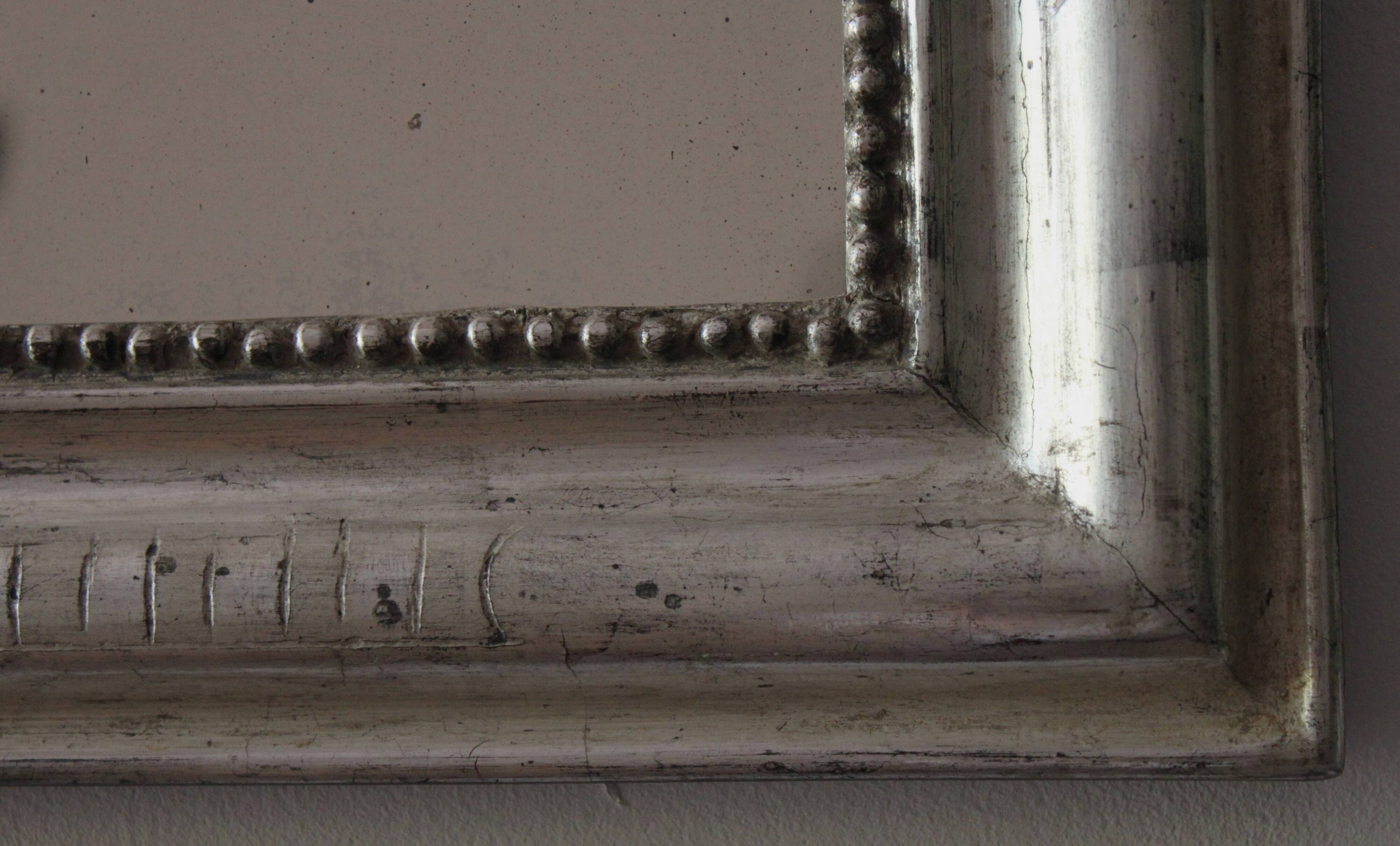 Silver Louis Philippe mirror