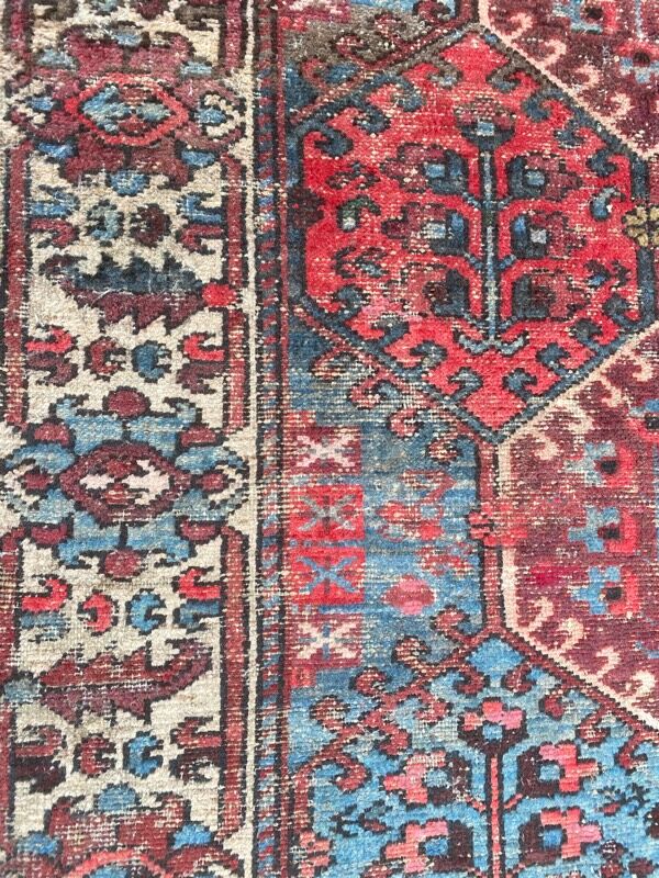 Old Persian carpet Hamadan 125x202 cm