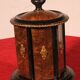 Napoleon III Cigar Humidor in Blackened Wood and Brass