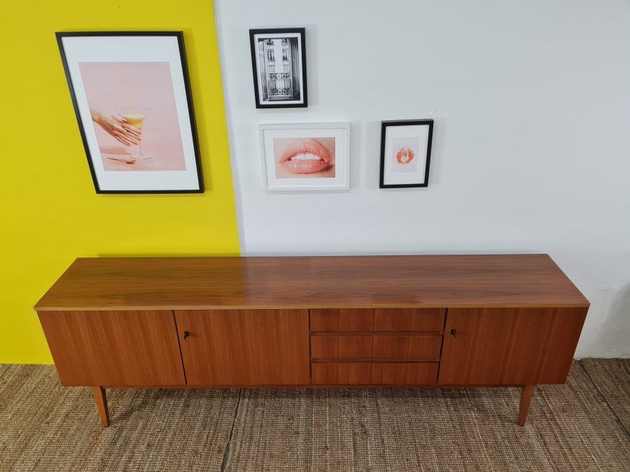 Vintage Scandinavian sideboard – 240.5 cm