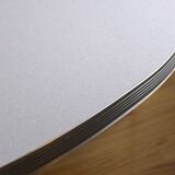 Bean coffee table, vintage American style, Formica metal, 1970s