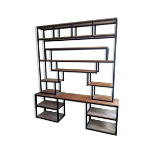 vitrine vintage métal